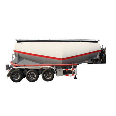 Bulk Cement Tank Truck Trailer 40t 50t V Type Trailer 3axle Drive Pneumatic Ash Cement Bulker Silo Tanker Powder Truck Semi Trailer For Sale